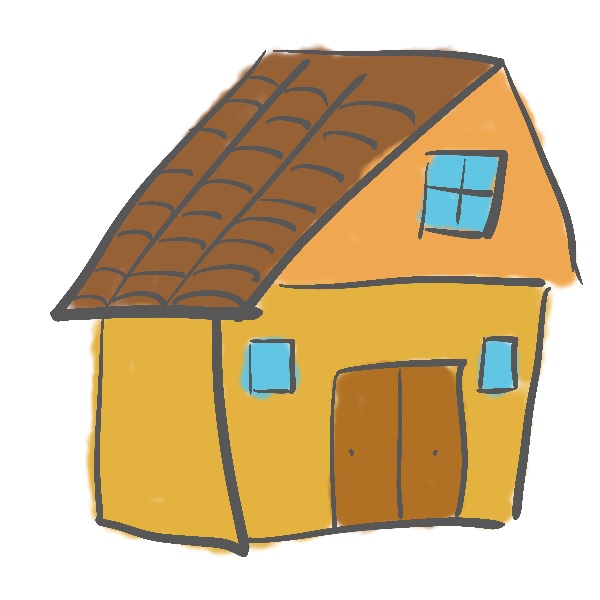 Hand-Drawn House